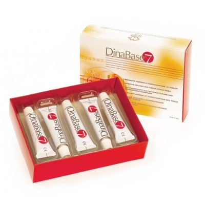 DINABASE 7  Rebasage Adhésif 5 TUBES 