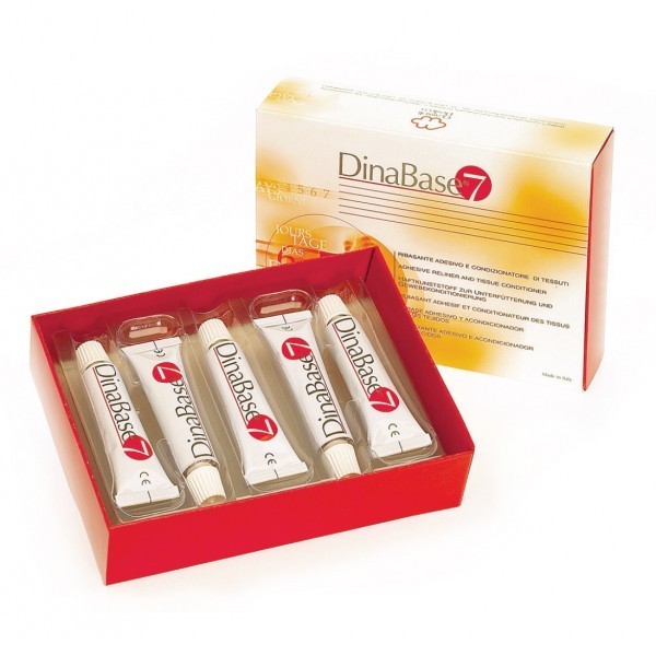 DINABASE 7  Rebasage Adhésif 5 TUBES 